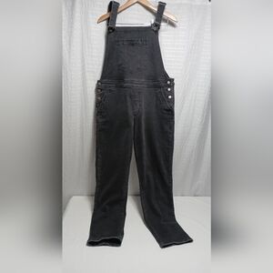 Boden Ladies Denim Black Wash Girlfriend Dungarees/ Overalls. Size 14